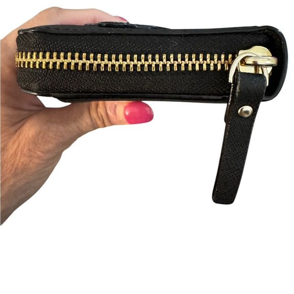 Kate spade meow cat tiger long wallet glitter sequins embroidered novelty - Picture 4 of 10